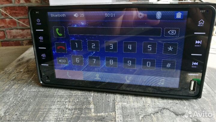 Магнитола toyota corolla android 2din 200*100