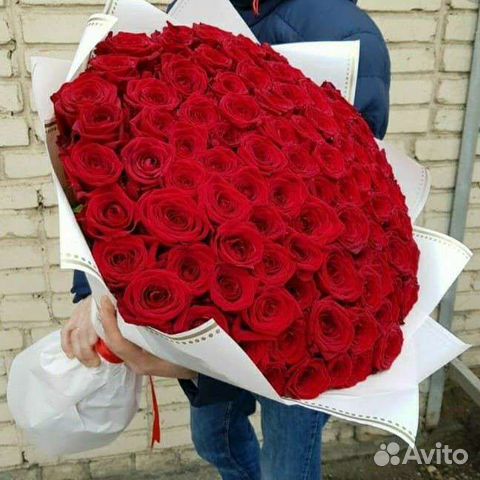 Букет из 51, 61, 101 розы букет гигант из роз