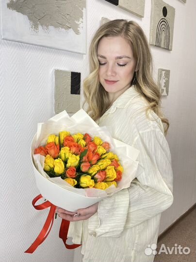 Букеты из кенийский роз