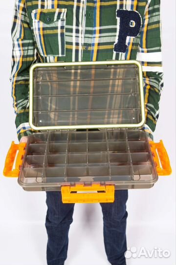 Органайзер для приманок с герметичной крышкой
