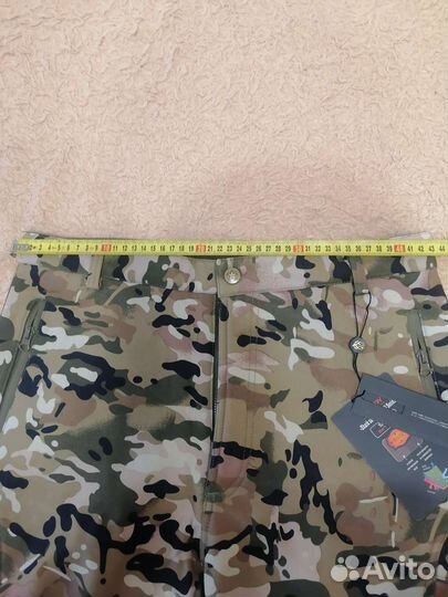 Камуфляжные брюки на флисе осень/зима - Софтшел