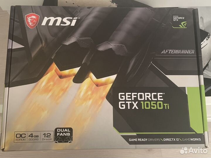 Видеокарта gtx 1050 ti msi