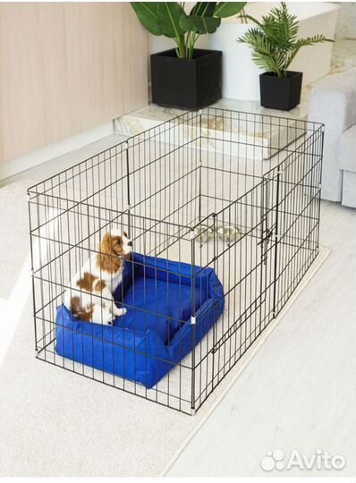 Клетка вольер складной для собак, кошек, кроликов