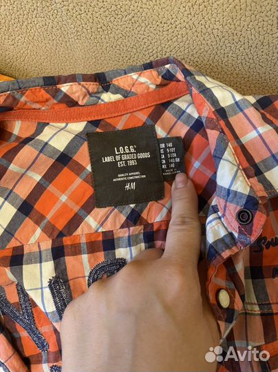 Рубашка на мальчика 140 146