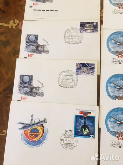 Почтовые конверты открытки Первого дня СССР