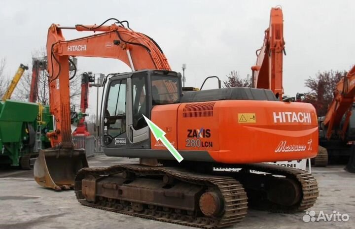 Стекло кузовное левое для Hitachi ZX 280 LCN-3