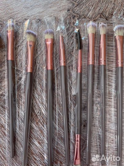 Кисти для макияжа, 12 шт