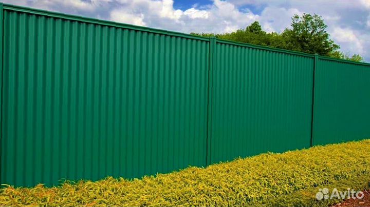 Забор из профнастила