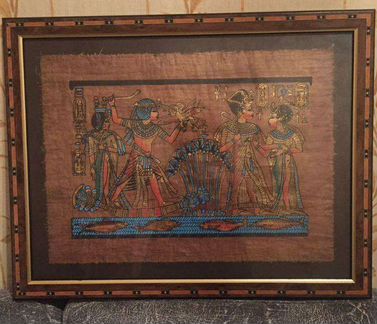 Новый папирус в раме 41*52