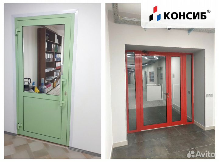 Пластиковые двери под заказ