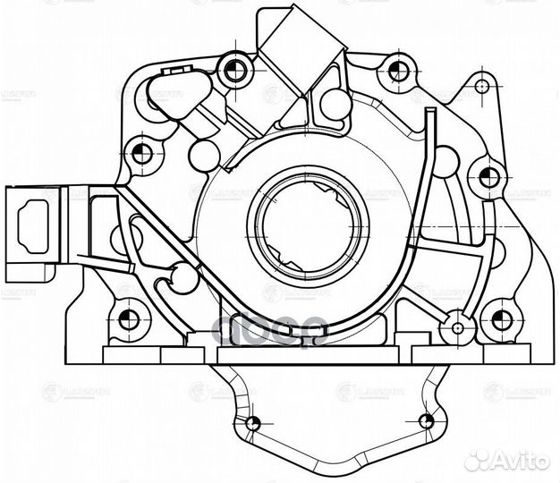 Насос масляный Лада vesta (15) /X-RAY (15) 1.8