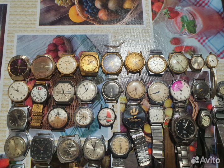 Часы наручные разные СССР (одним лотом)