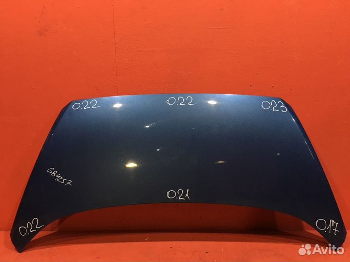 Капот Kia Venga хетчбэк G4FC 1.6L 1591 куб.см