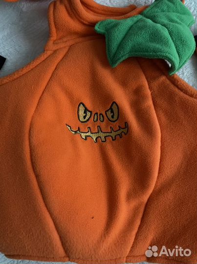 Детский костюм тыква на Хэллоуин