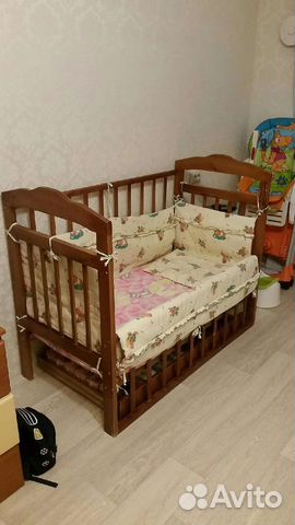 Кровать детская+матрас