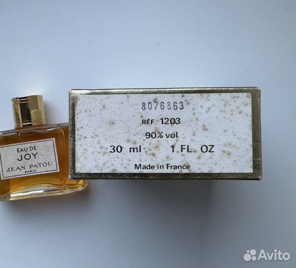 Jean patou joy eau de parfum 30 мл 1986