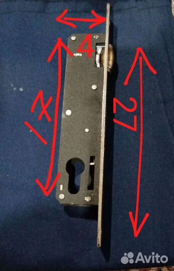 Корпус врезного замка