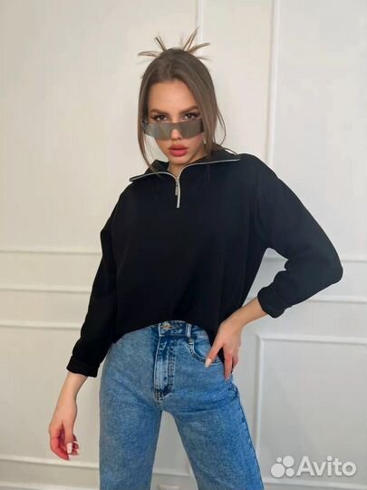 Кофта полузамок безбренд