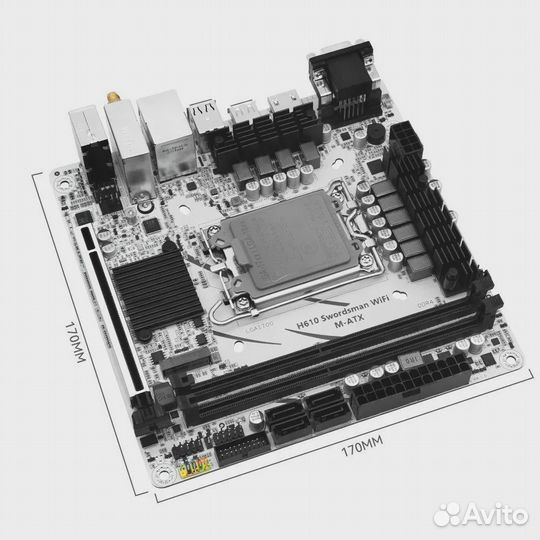 Mini-ITX Machinist H610 + i3 12100f + 16 GB