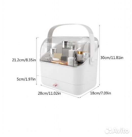 Органайзер для хранения косметики, комодик