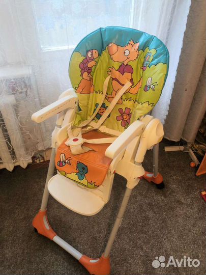 Стульчик для кормления chicco polly
