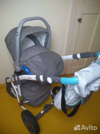 Коляска 3 в 1 bebe mobile movo