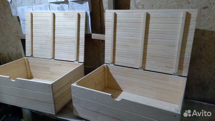 Ящики с крышкой на колесиках