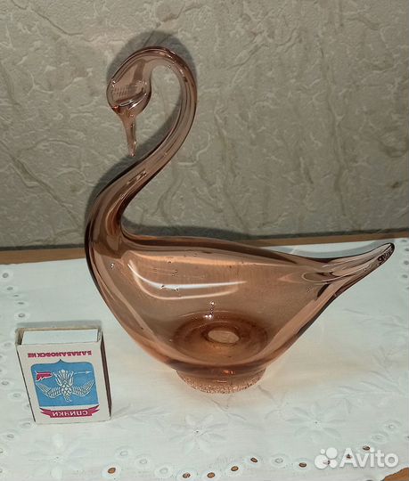 Лебедь стекло СССР