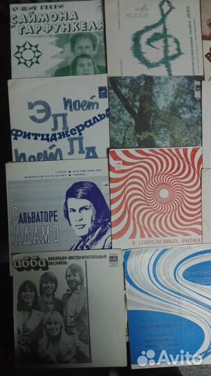 Коллекция пластинок, календарей, открыток СССР