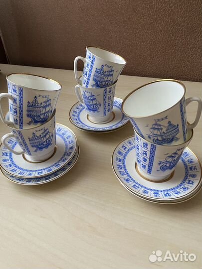 Чайно - кофейный сервиз Каравелла