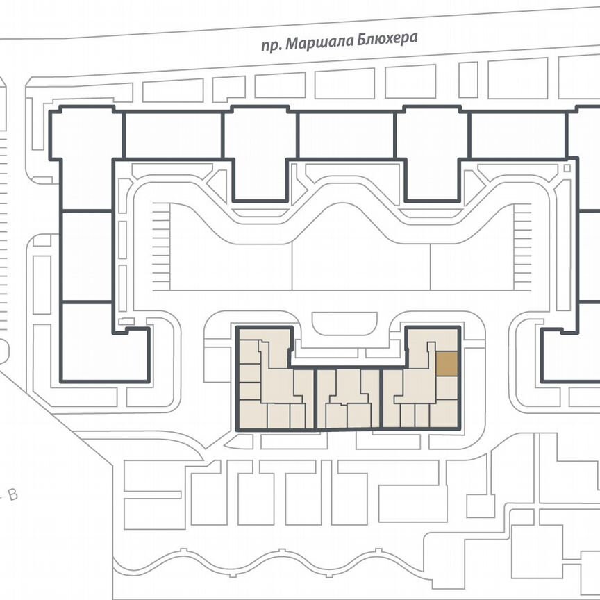 1-к. квартира, 38,7 м², 13/16 эт.