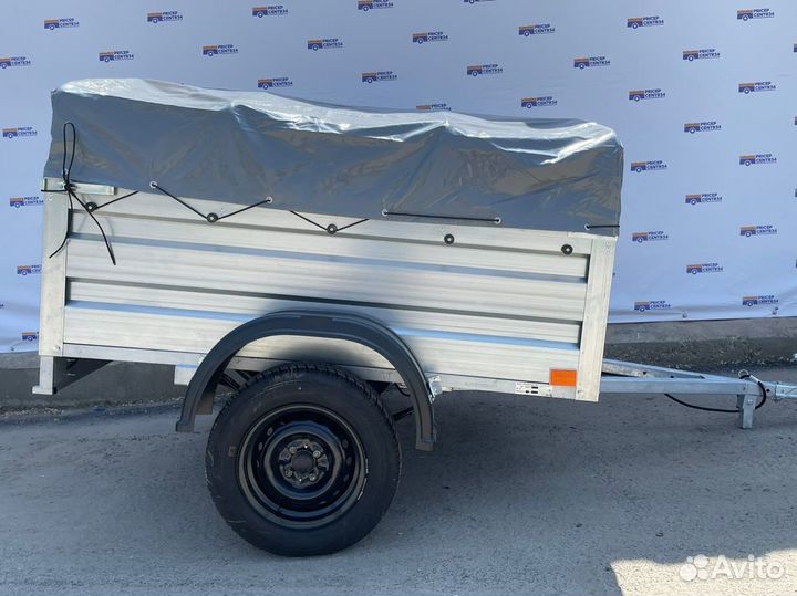 Прицеп легковой 1,7х1,3м Высокий борт цинк