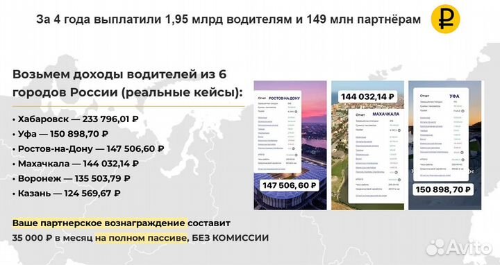 Таксопарк Яндекс Такси без Ип и вложений Онлайн