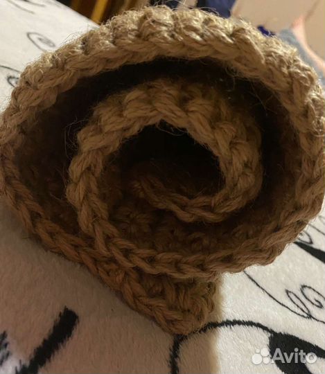 Коврик из джута