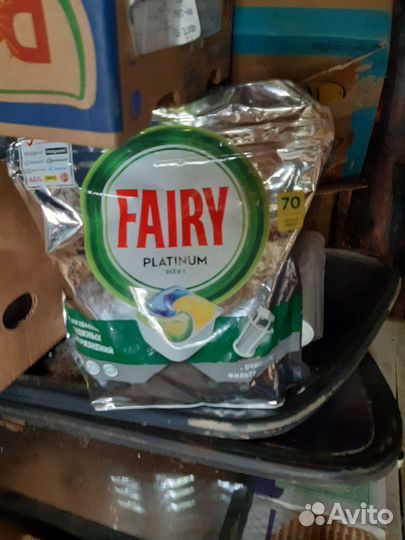 Капсулы для посудомоечных машин fairy