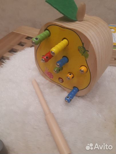Развивающие деревянные игрушки