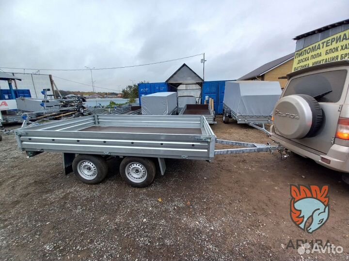 Прицеп двухосный мзса 817738.001