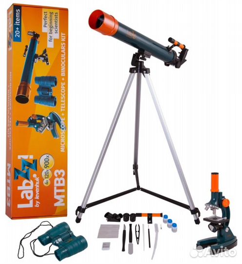 Levenhuk LabZZ mtв3: микроскоп, телескоп и бинокль