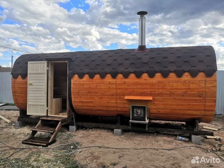 Баня бочка