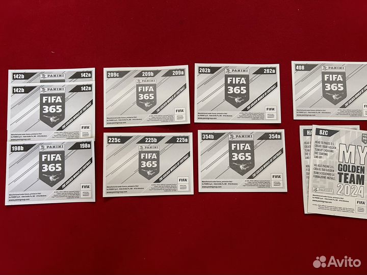 Наклейки panini fifa 365 2023