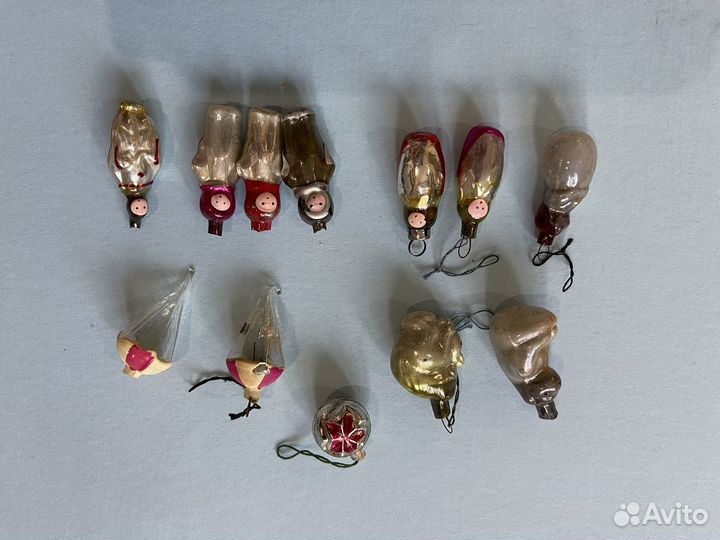 Наборы елочных игрушек СССР малютка