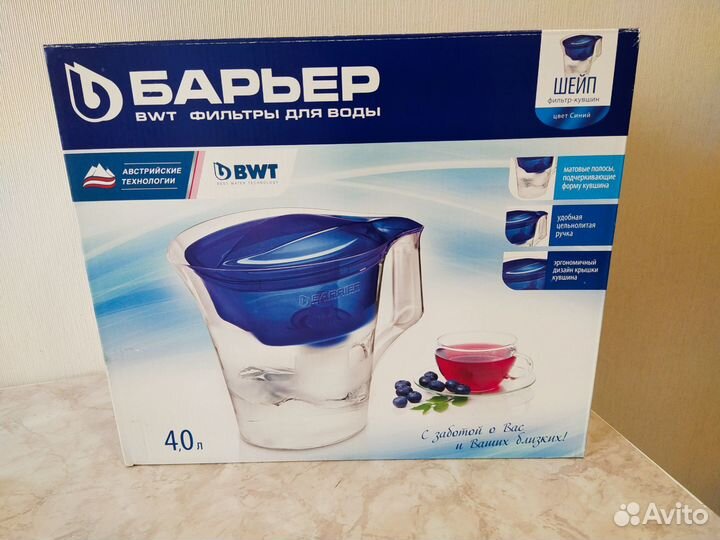 Фильтр кувшин для воды Барьер 4 л