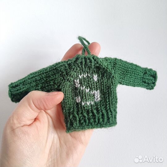 Елочные игрушки свитерки на елочку. Набор 3 шт