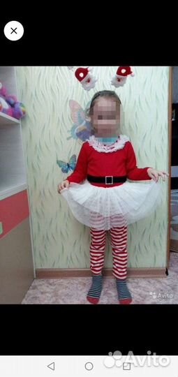 Костюм санты с ободком