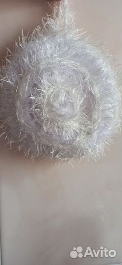 Мочалка ручной работы.вязание крючком