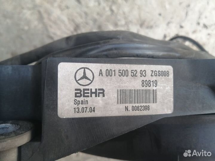 Вентилятор Радиатора Мерседес Вито 639