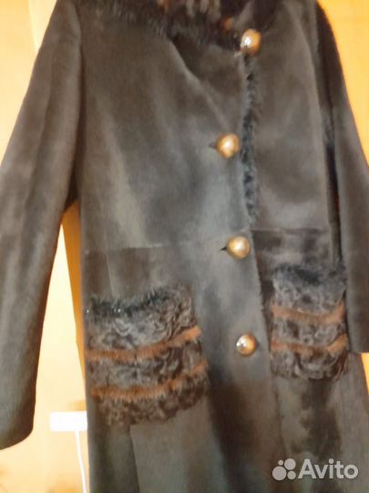 Пальто мех нерпы натуральное 50 р