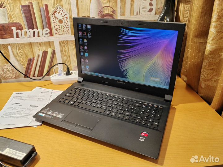 Быстрый 4х ядерный Lenovo 15.6