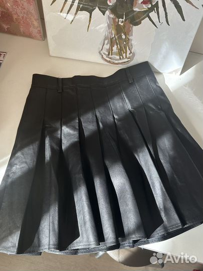 Юбка плиссе мини