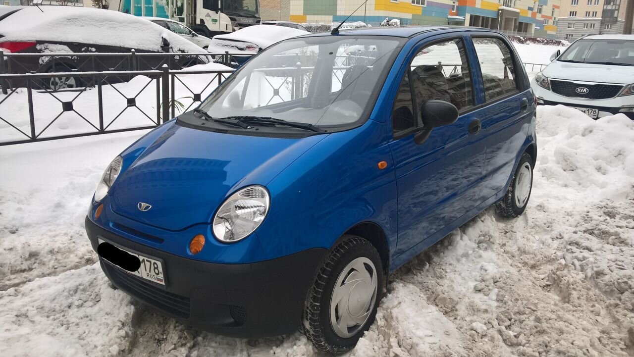 Daewoo Matiz темно синий